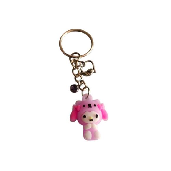 Kawaii Hello Kitty Charm Keychain - Picture 1 of 4
